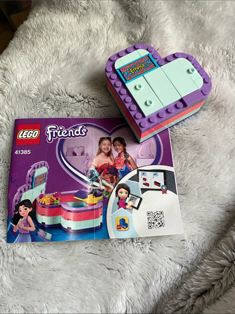 LEGO FRIENDS Heart Box Playset - Purple, Pink, Light Aqua & Coral